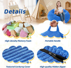 2FT Bean Bag Chair: 2' Bean Bags with Memory Foam Filled,Comfy Beanbag Chairs Teardrop Bean Bag Sofa with Corduroy Cover