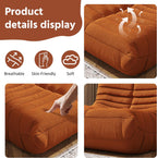 Adults Bean Bag Chairs Togo Couch Comfy Lazy Floor Sofa, 1 Seater
