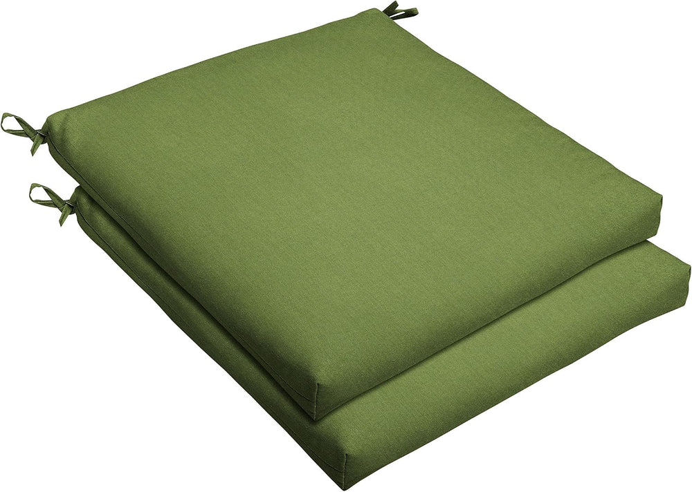 Sorra Home Sunbrella Bristol Square Chair Cushion (Set of 2) - Fade & Wat...