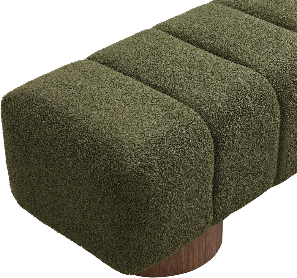 Christopher Knight Home Manila 50" Boucle Fabric Dining Bench, Rectangul...