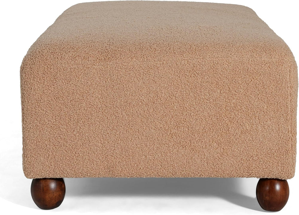 Christopher Knight Home Rika 48" Comfy Boucle Upholstered Bedroom Bench,...