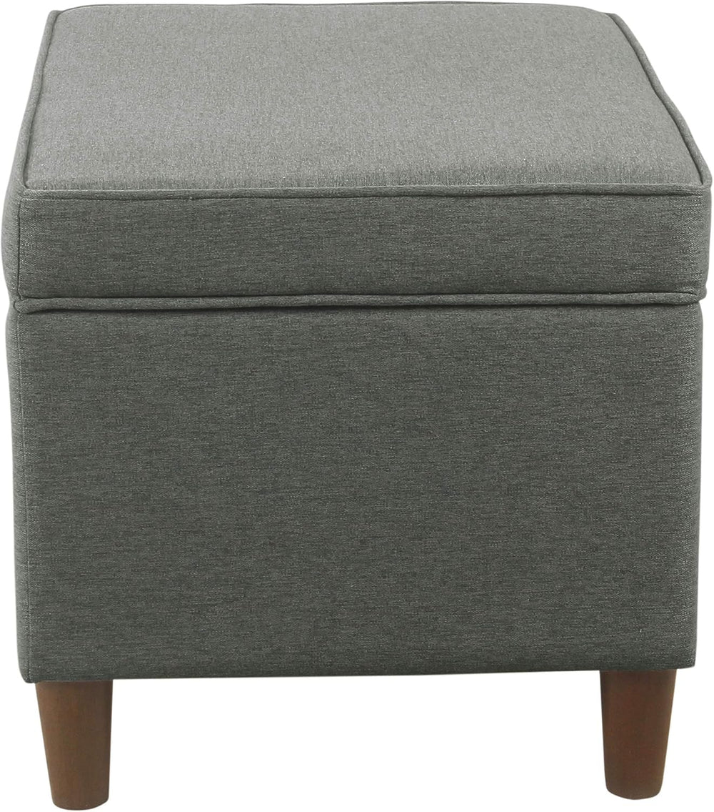 HomePop 24" Storage Ottoman - Gray