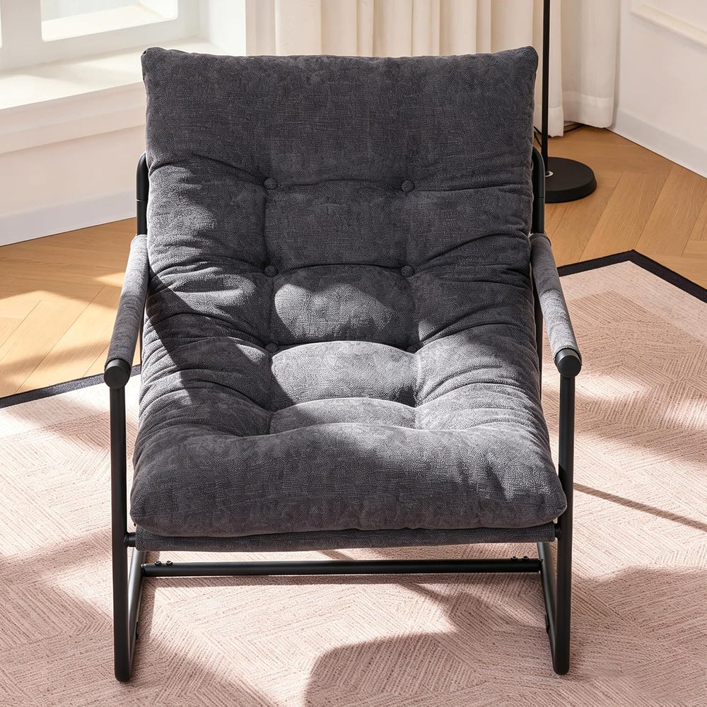 Accent Chair, Comfy Living Room Chair with Soft Cushion, Upholstered Armchair...