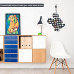 Hanging Brooch Pin Organizer Enamel Pin Display Cute Cartoon Shape Brooch Pin Display Storage Holder for Brooch Pin(Without Accessories ) (black-mouse)