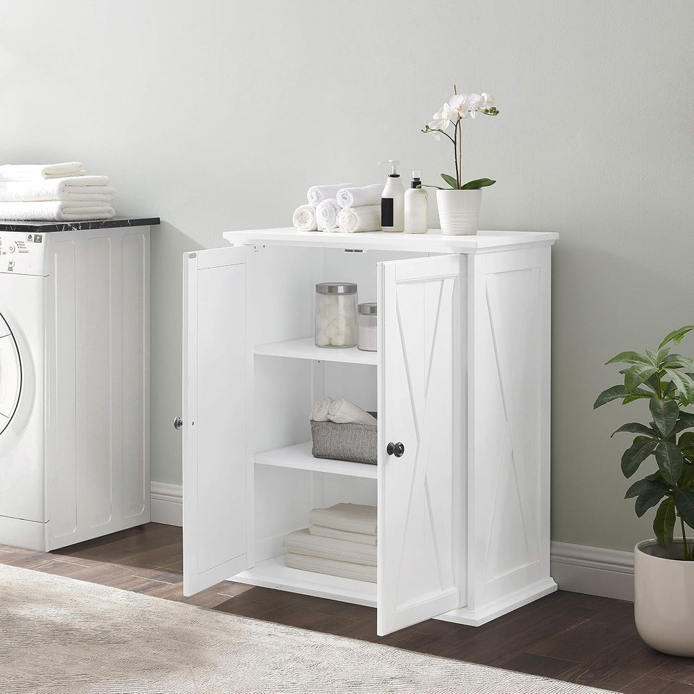 Crosley Furniture Clifton Stackable Pantry Storage Cabinet with Shelves, Kitc...