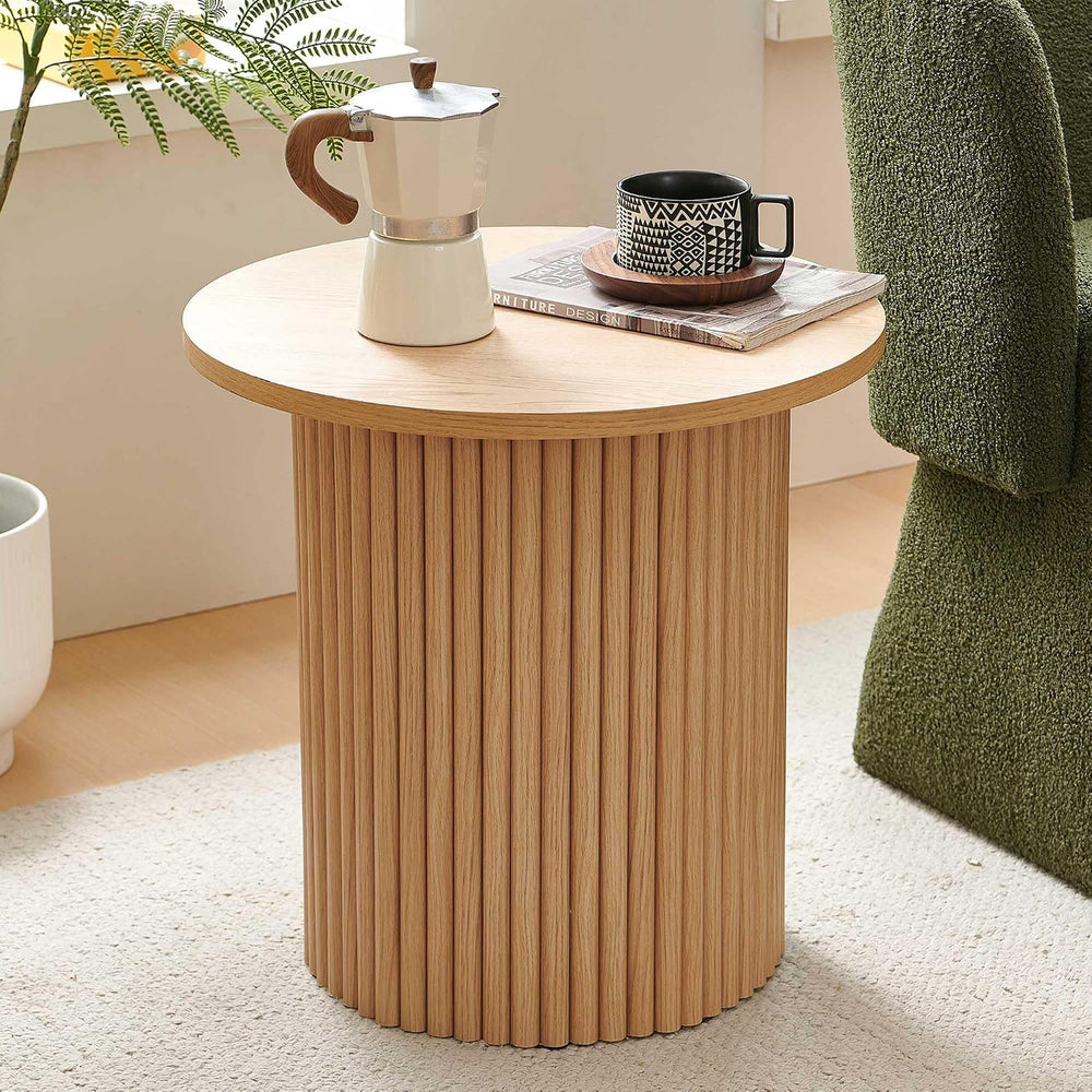 NORDICANA Single Accent Side Table for Living Room, 19.6 Inch Wide 19.6 Inch ...