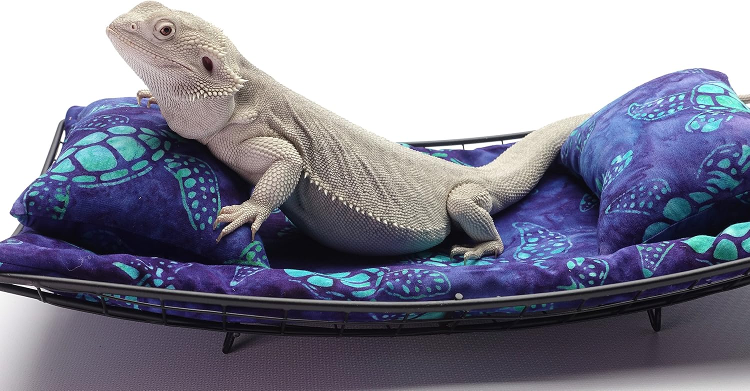 Chaise Lounge for Bearded Dragons, Sea Turtles Fabric