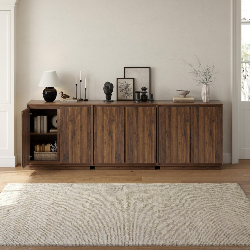1pcs Sideboard Cabinet Buffet Cabinet with Storage with Adjustable Shelves an...