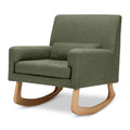 Nursery Works Sleepytime Rocker in Olive Boucle with Light Legs, Greenguard Gold and CertiPUR-US Certified