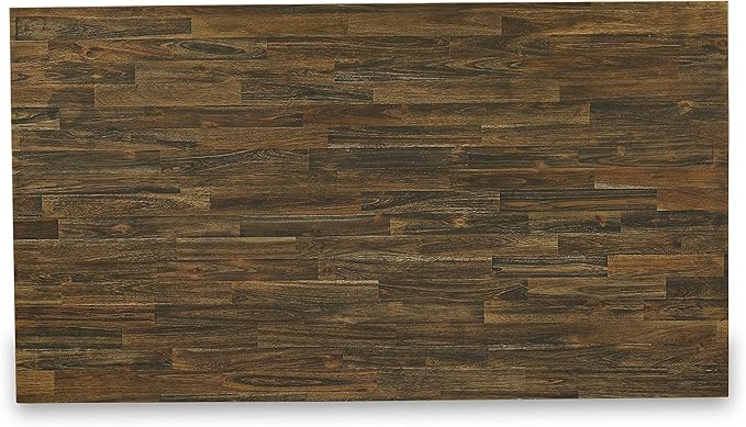 East West Furniture V777AB747-5 5 Piece Kitchen Table Set for 4 Includes a Rectangle Dining Room Table with V-Legs and 4 Light Sable Linen Fabric Upholstered Chairs, 40x72 Inch, Multi-Color