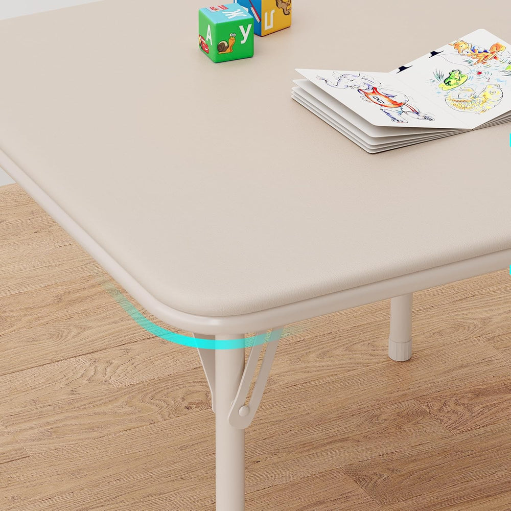 LinTimes Mini Folding Table & Chair Set - 20lb, Simple, Multi, 27.95x26.8...