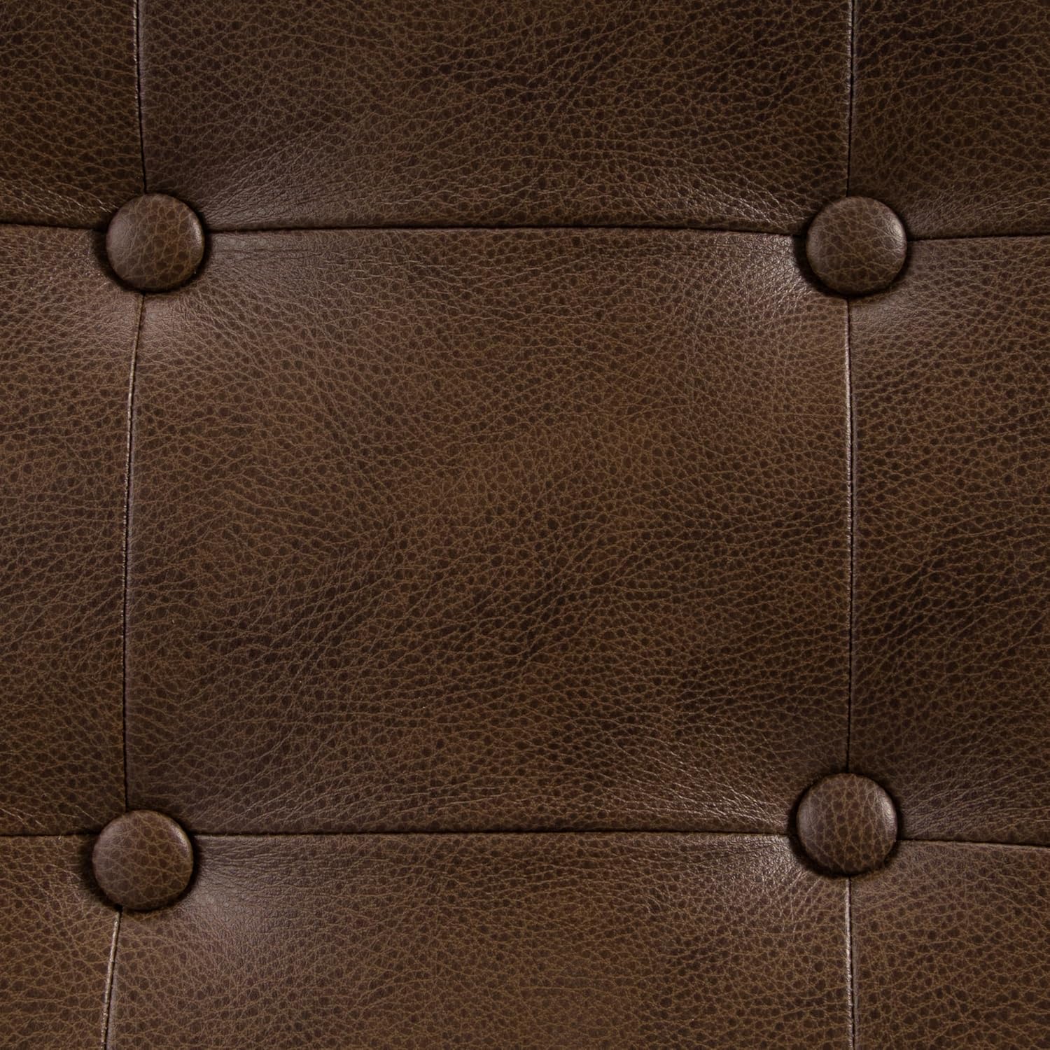 HomePop Large Tufted Storage Bench - Antique Brown