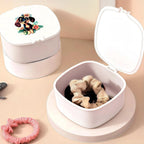 Small Hair Accessories Organizer Box For Girls Kids Teens Women, Hair clips/Ties/bands/pins/barrettes/scrunchies Organizer and Storage! (Dog)