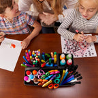 ECR4Kids 30in x 48in Rectangular Hardwood Table with 22in Legs, Kids Furniture, Dark Walnut