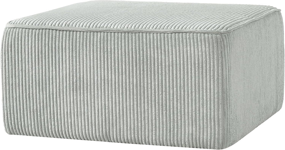 Christopher Knight Home Kyle Corduroy Woven Upholstery Square Ottoman, Living...