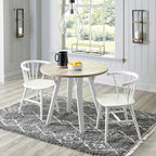 Signature Design by Ashley Grannen Modern 18" Spindle Back Dining Chair, 2 Count, White