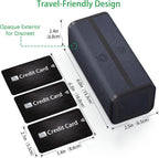 Weekly Pill Organizer 2 Times a Day, 7-Day Large Travel Pill Box 7 Day, Am Pm Twice Daily Pill Case with Removable Compartments, Weekly Vitamin Container for Medicine Supplement (Silver)