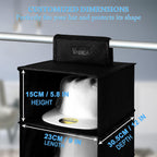 VAESIDA Hat Rack for Closet, 10 Shelf Hanging Hat Organizer for Baseball Caps Storage, Hat Holder Organizer for Hat Display, Best Space Saving Hat Racks for Baseball Cap Organizer, Black