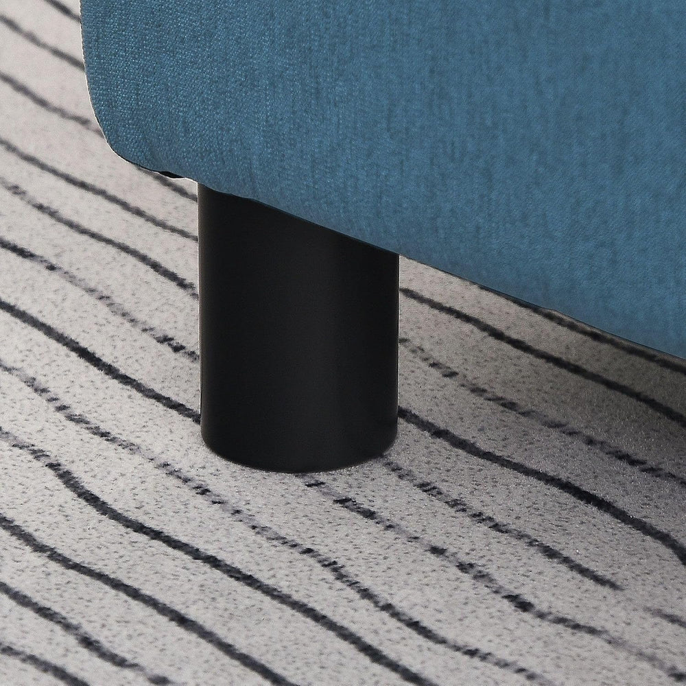 Linen Fabric Ottoman Footrest
