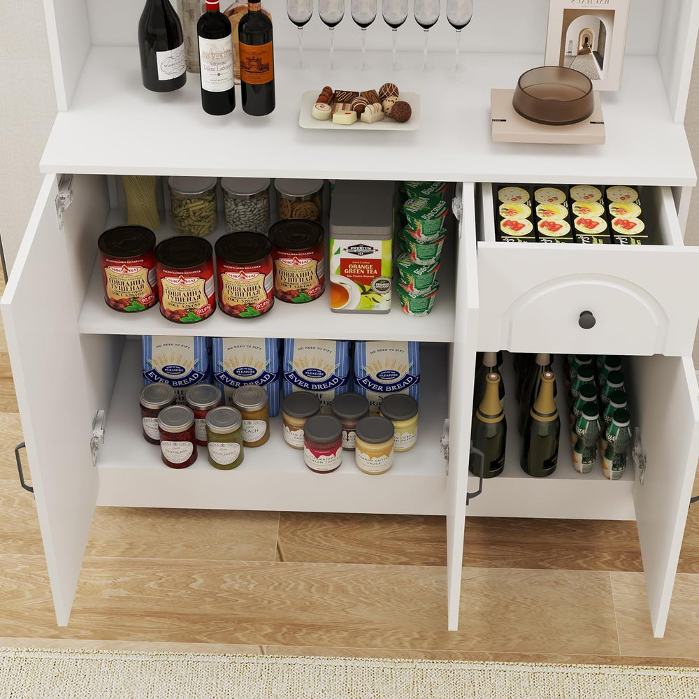 71" Pantry Cabinet,Freestanding Tall Cupboard Storage Cabinet with a Dra...