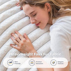 MAXYOYO Giant Bean Bag Chair with Pillow, 3 in 1 Convertible Bean Bag Chair for Adults with Removable Cover, Floor Cushion Stuffed Floor Lounger for Living Room Bedroom, Beige
