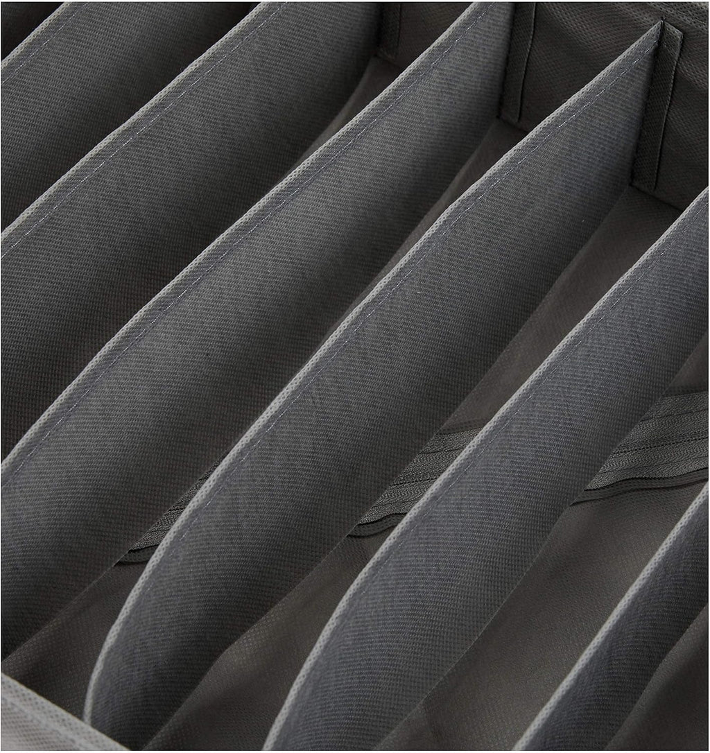 Amazon Basics Dresser Drawer Storage Organizer for Undergarments, Set of 4 - Gray