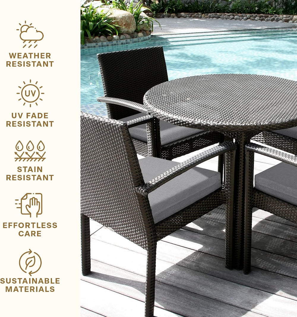 Honeycomb Outdoor Heritage Set of 2 Seat Pads for Patio Furniture, 20 x 20