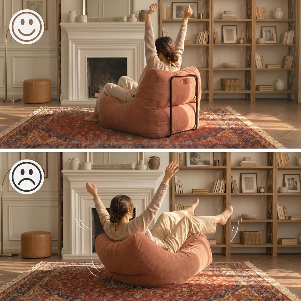 WOWMAX Floor Sofa Support Frame, Freestanding Back Support for Floor Cushions...