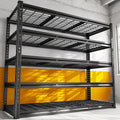 REIBII 3050LBS Garage Shelving Storage Shelves Heavy Duty 5-Tier Adjustable Matel Shelving Easy Assembly Storage Shelf for Garage Basement Warehouse Pantry, 48.2" W X 24.1" D X 72.2" H