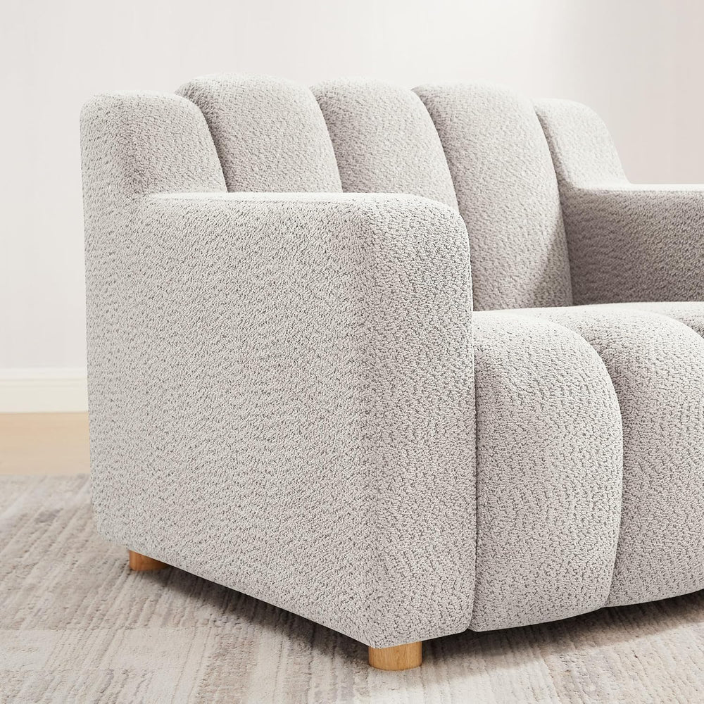 VANOMi Oversized Accent Chair Set of 2, Modern Living Room Chairs, Comfy Bouc...