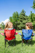 Pacific Play Tents – Kids Folding Chair, 100 lbs. Weight Capacity - Sapphire Blue