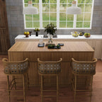 Bobve 74.8" Large Kitchen Island with Storage,Farmhouse Island Table for Kitchen,Wooden Island,Stationary Featuring 2 Drawers and 6 Closed Storage Compartment
