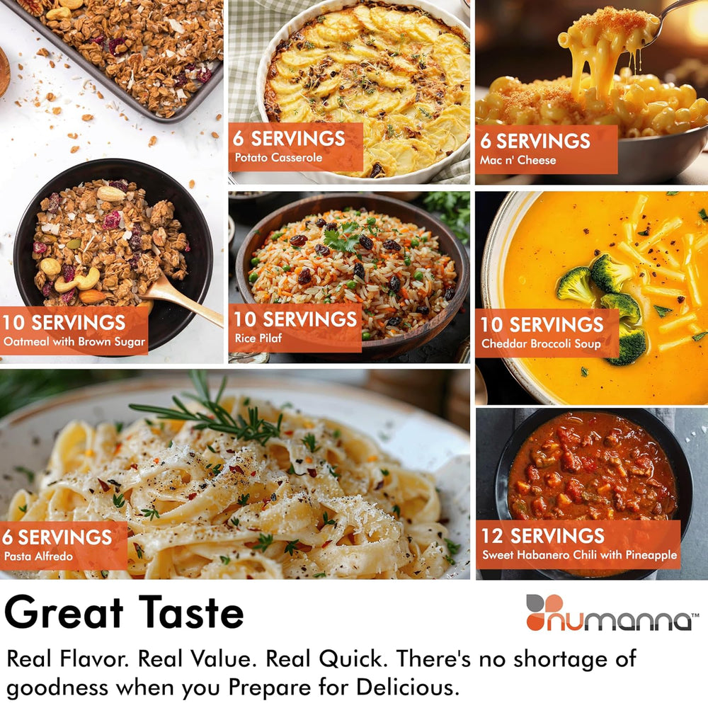 Numanna Family Pack Bucket 5,184 Servings 36-Months Emergency Meal Kit | Easy...