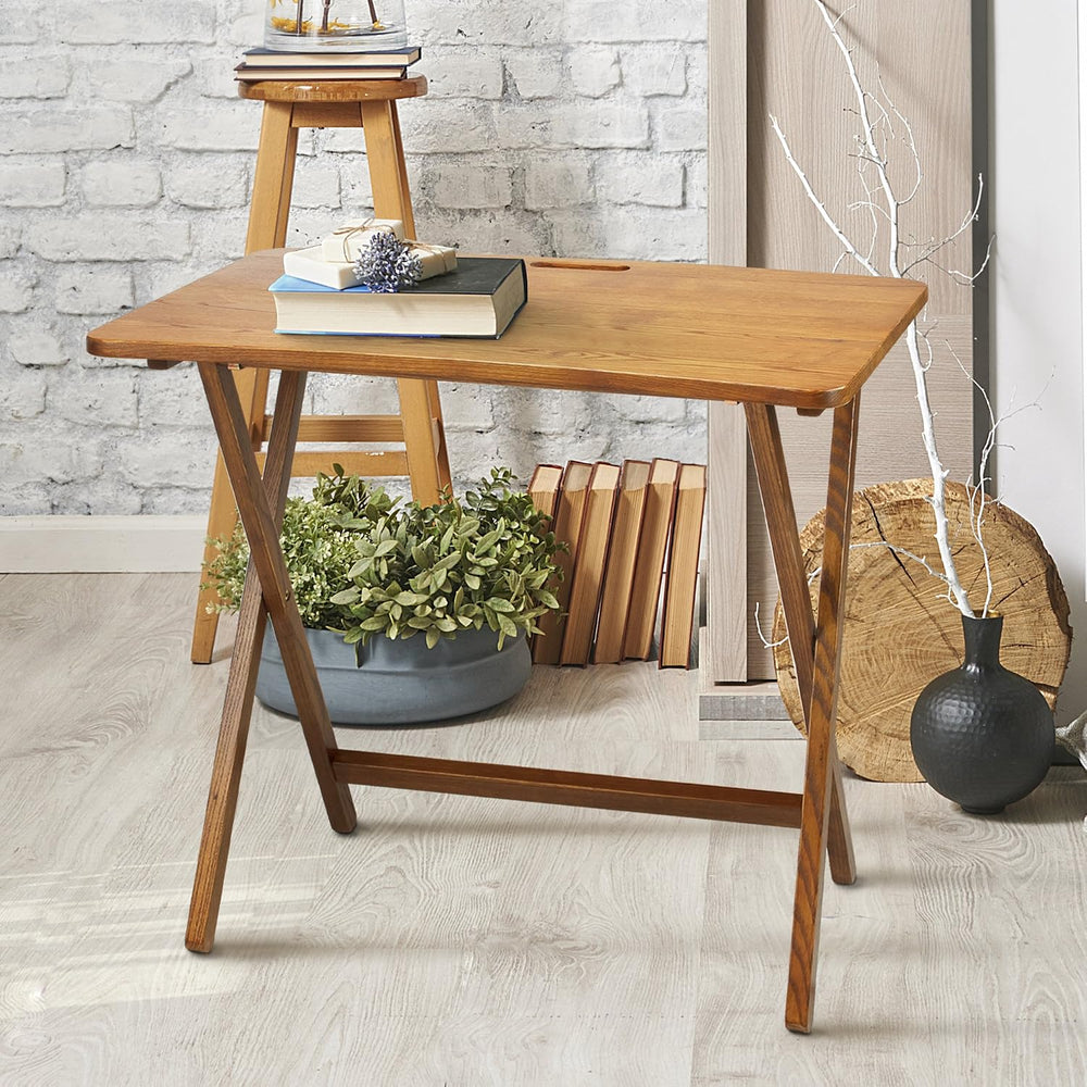 Presto Products Company American Trails Arizona Folding Table with Solid Red ...