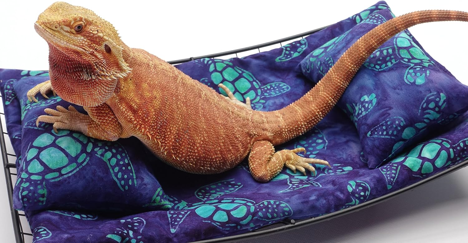 Chaise Lounge for Bearded Dragons, Sea Turtles Fabric
