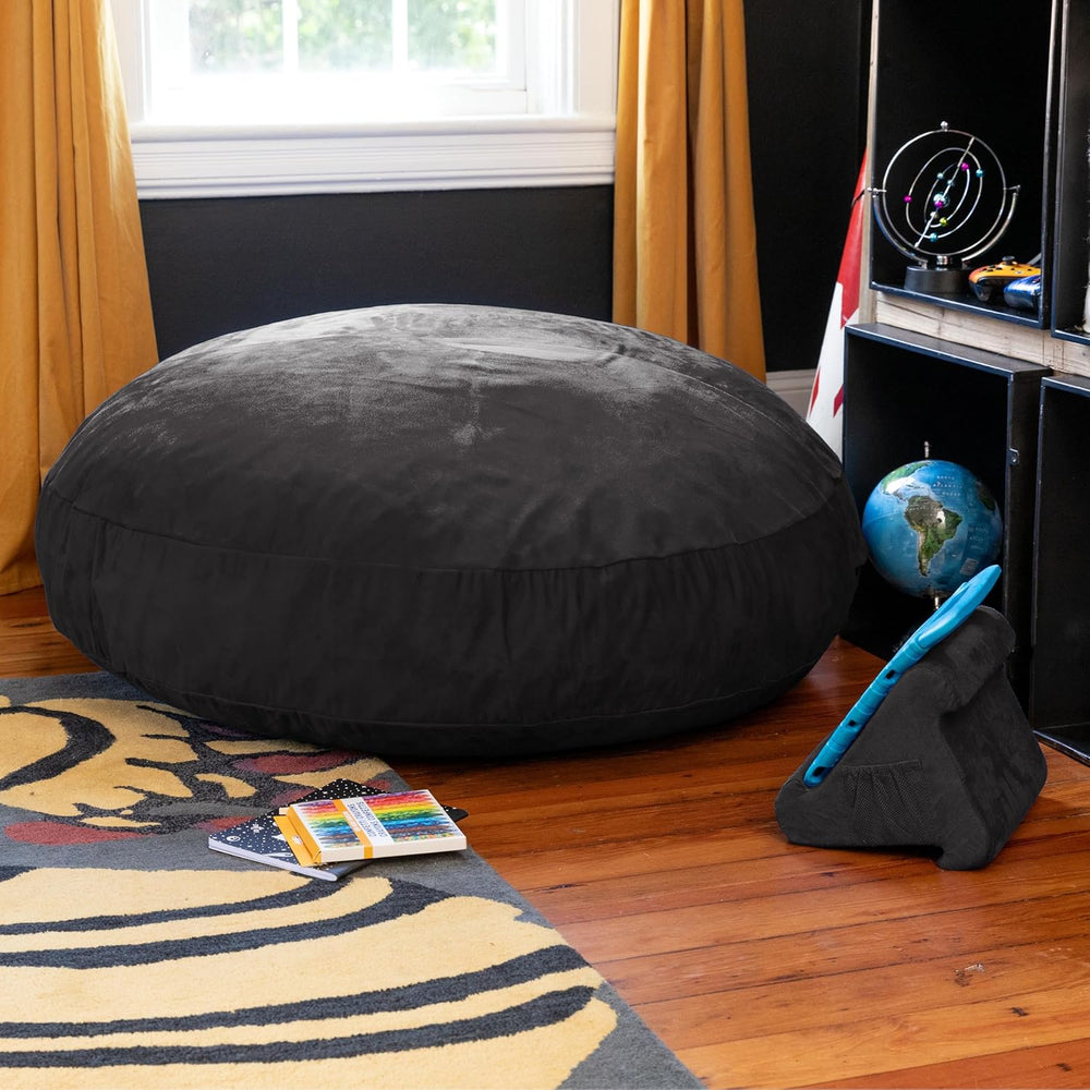 Jaxx 4 ft Cocoon Bean Bag Chair, Black