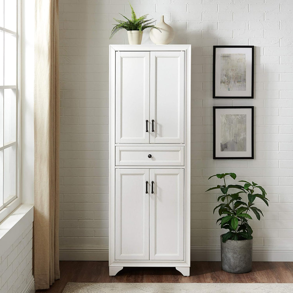 Crosley Furniture Tara Pantry Storage Cabinet with Shelves, Kitchen, Dining, ...