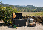 Veradek Everything Deck Box 120 Gallon | Lockable Storage Box and Organization for Patio Furniture, Outdoor Cushions, Throw Pillows, and Garden Tools