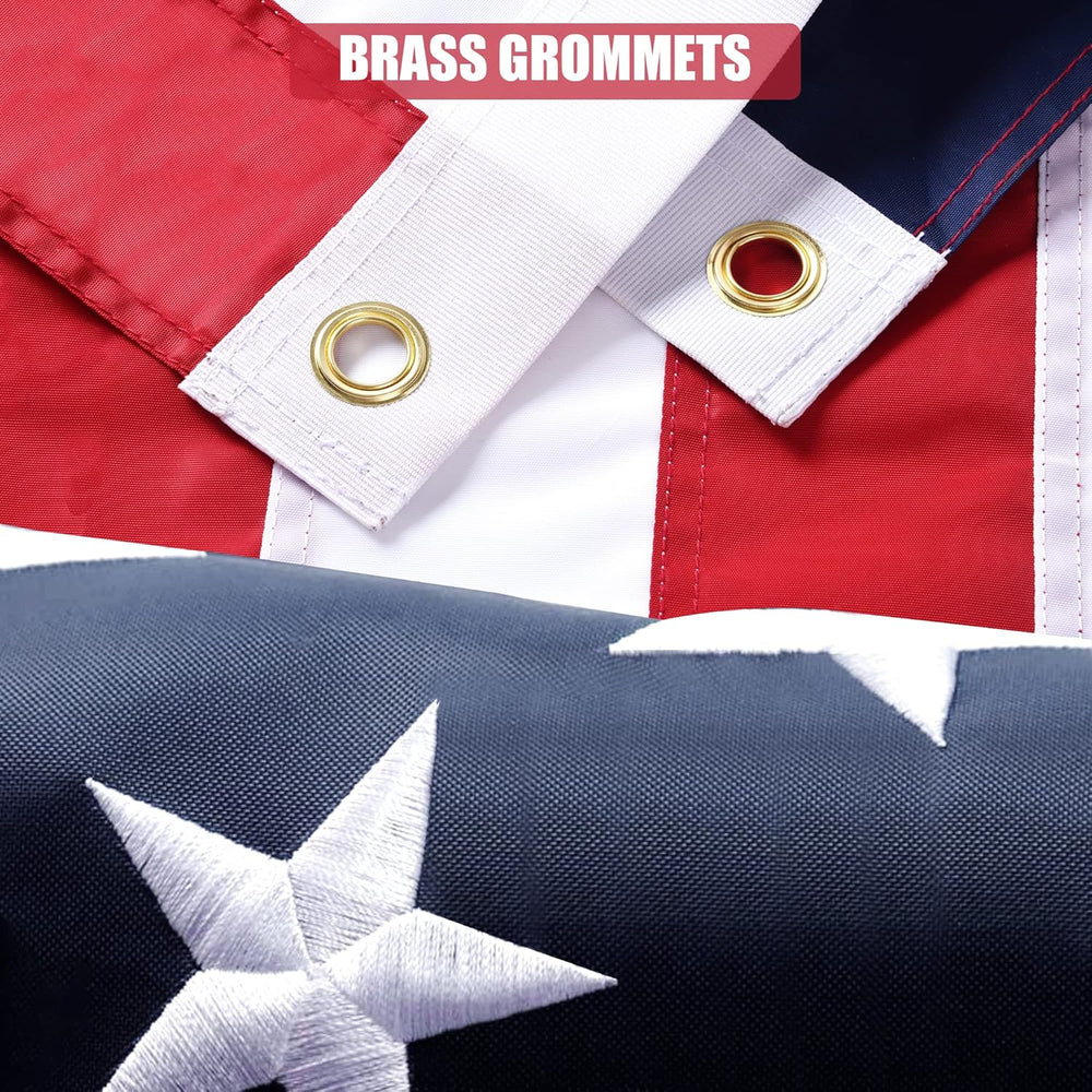 American Flag 3x5 Outdoor Heavy Duty Embroidered Stars