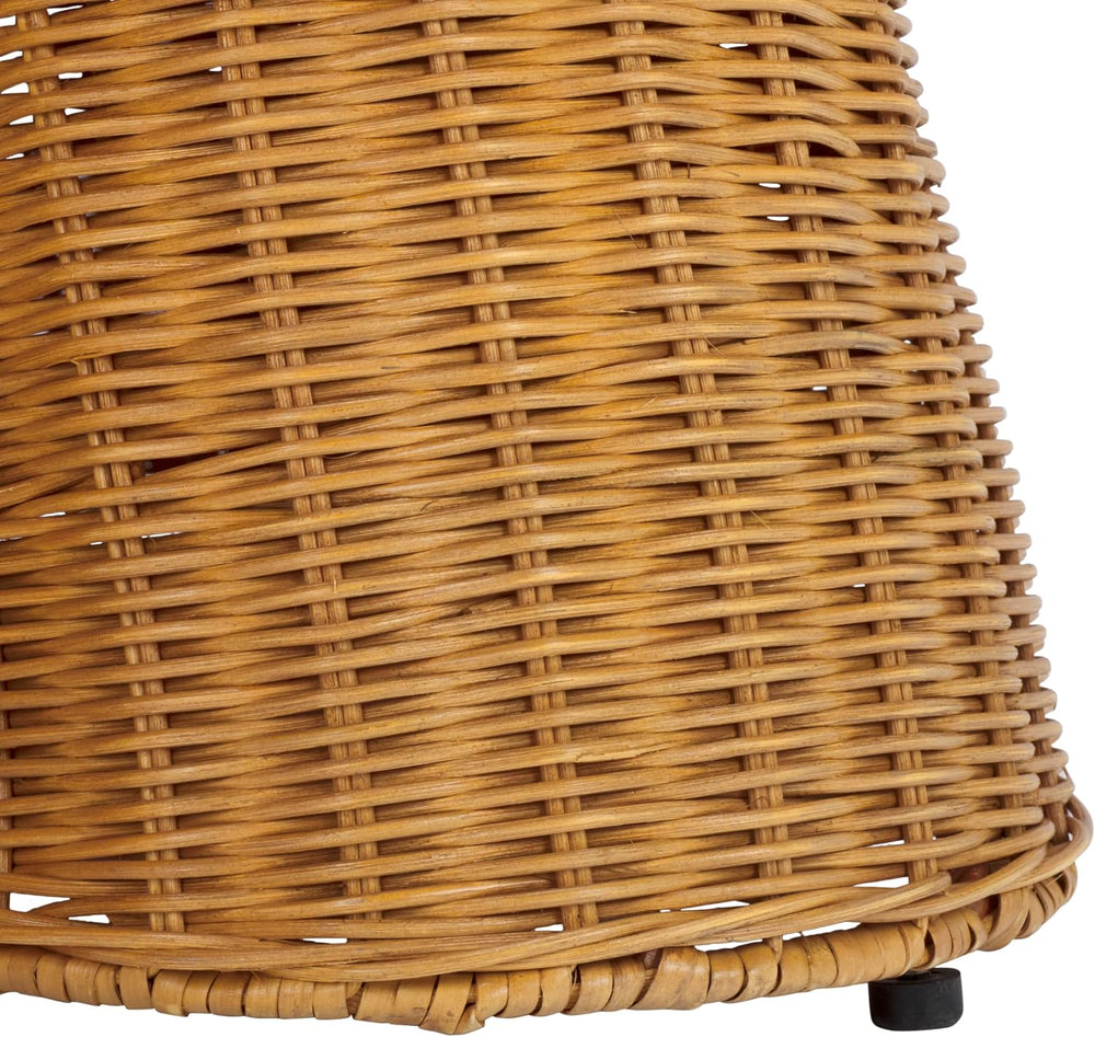 SAFAVIEH Couture Collection - Hylda Natural Rattan Accent Table, Square Desig...