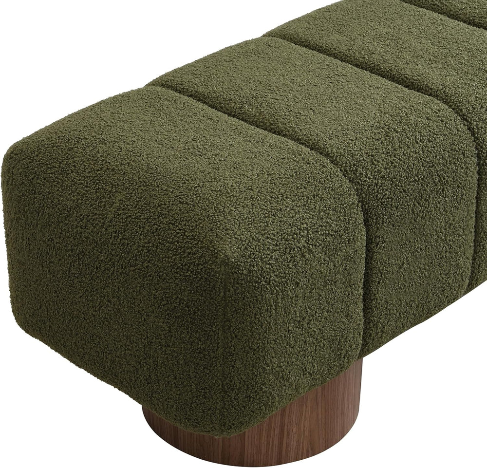 Christopher Knight Home Manila 64" Boucle Dining Bench, Upholstered Otto...