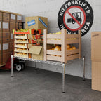 24" Deep x 42" Wide x 14" Height Wire Shelving Kit | 1-Tier | NSF Commercial Storage Rack Unit