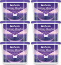 Lavender Fragrance Moisture Absorbers 6 Pack—Refillable 10.5 oz. Humidity Absorber Boxes for Closet, Bathroom, Car & Basement