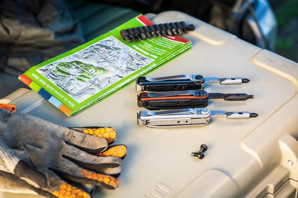 Gerber Armbar Trade EDC Pocket Knife Multitool, Bottle Opener, Burnt Orange