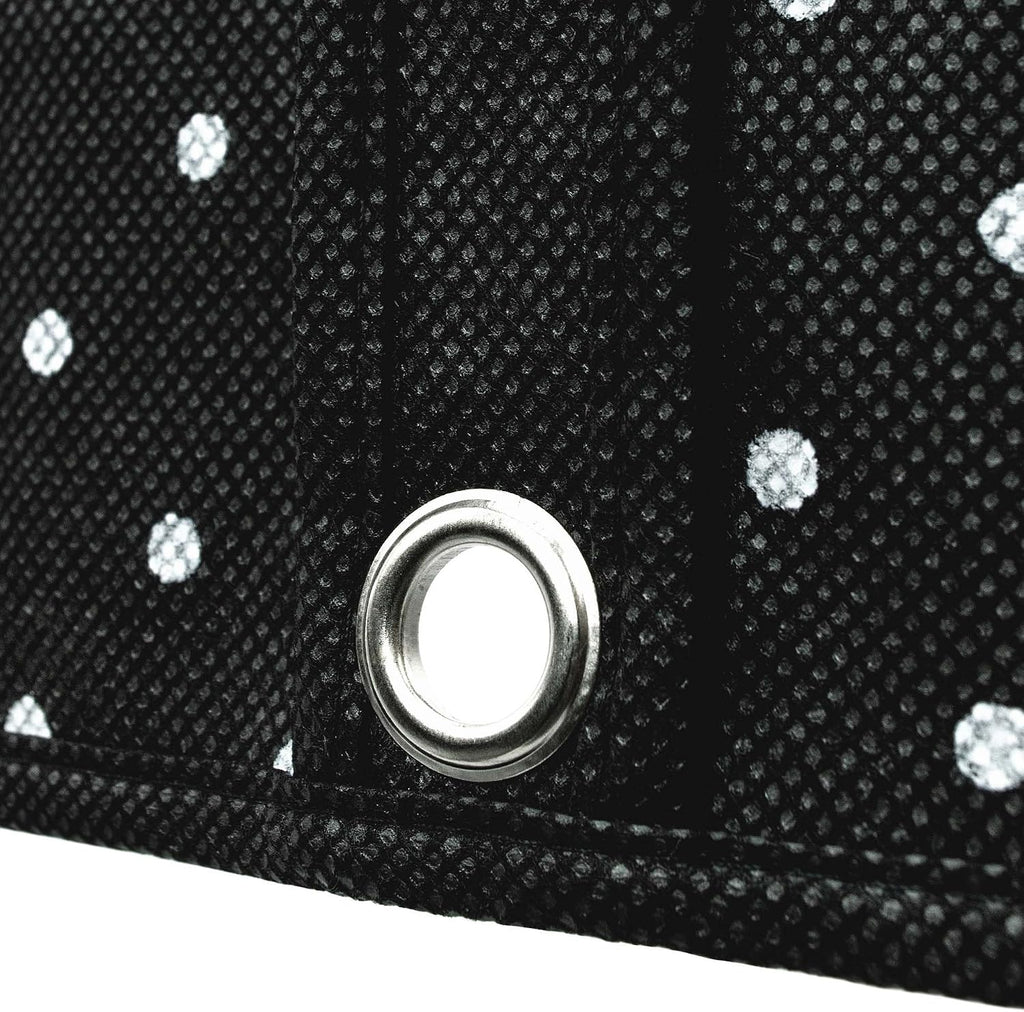 HANGERWORLD 40inch Garment Bag for Suits and Dresses Bags for Closet Storage Breathable Clothes Cover Dust Protector (1 Pack, Black Polka)