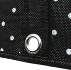 HANGERWORLD 40inch Garment Bag for Suits and Dresses Bags for Closet Storage Breathable Clothes Cover Dust Protector (1 Pack, Black Polka)