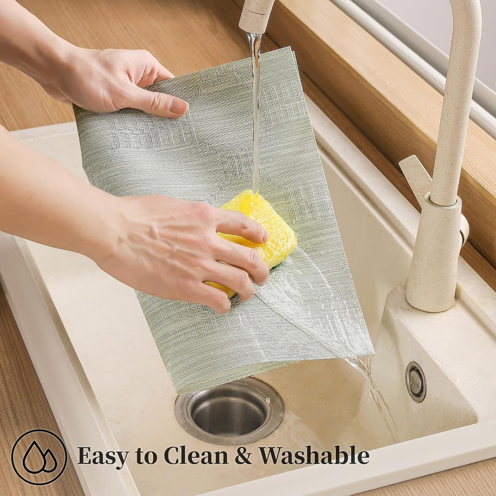 Mint Cream Placemats Set of 12 - Heat Resistant Non-Slip Place mats for Dinin...