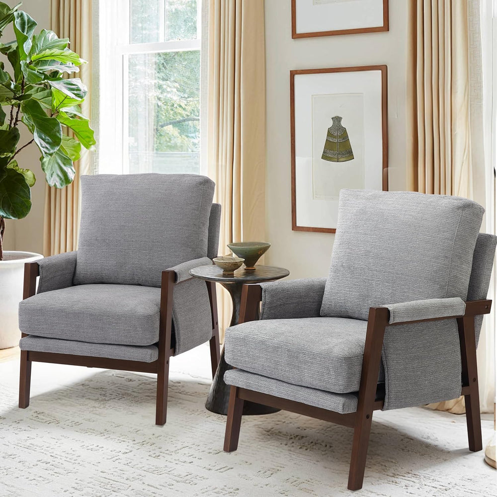 RNKSFX Accent Chairs for Living Room Set of 2, Modern Arm Chairs for Bedroom,...