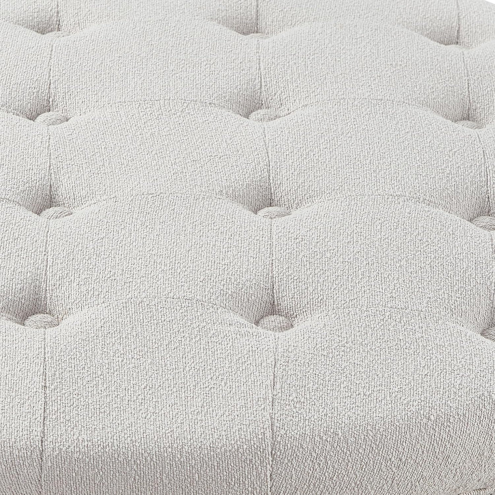 30'' Round Ottoman with Storage, Oversized Ottoman Coffee Table with ...