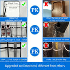 over the door shoe organizer,2025 upgraded,over the door shoe organizer,35 Huge clear pockets,over door shoe organizer,Store size 13 shoes,Strong material,hooks Suitable for various doors,White